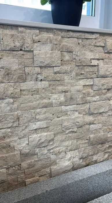 Trawertyn, komplet rzymski, płytki, stopnie, podłoga, ściana, taras