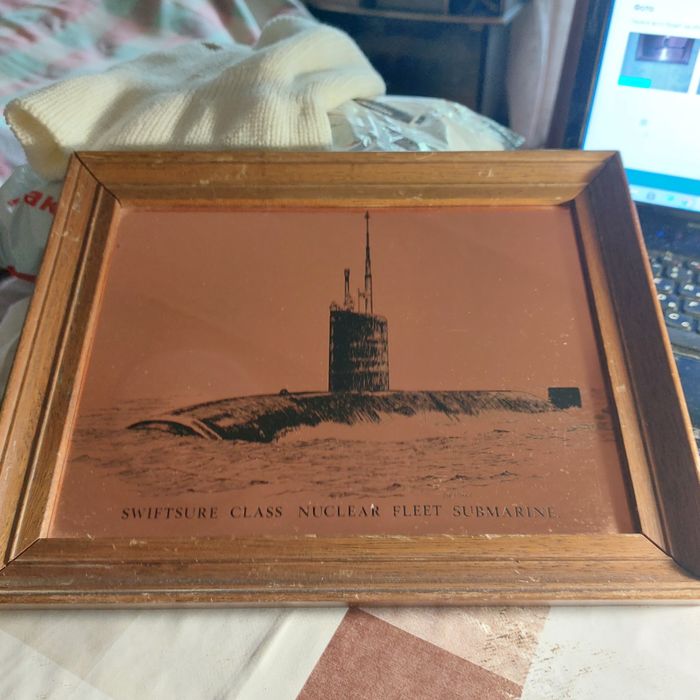 Подводная лодка медь.