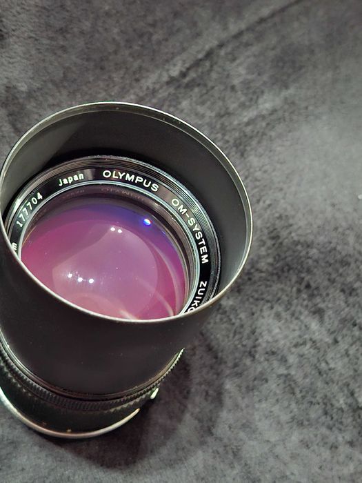 Obiektyw Olympus 135mm 1:2,8 Zuiko Japan AUTO-T MC OM System Etui