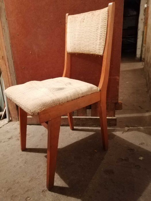 krzesło drewniane PRL, w typie Aster, Beata