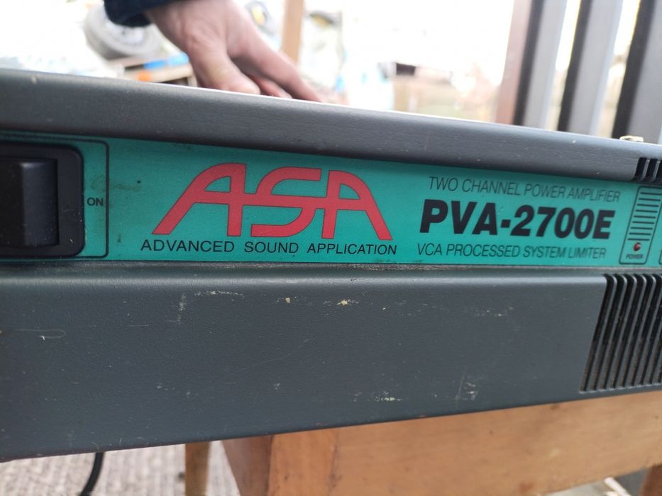 Końcówka mocy ASA PVA-2700E | 2x700W 4 Ohm | Made in Germany
