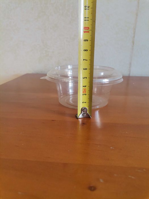 Контейнер одноразовий круглий 250 мл, блістерна упаковка