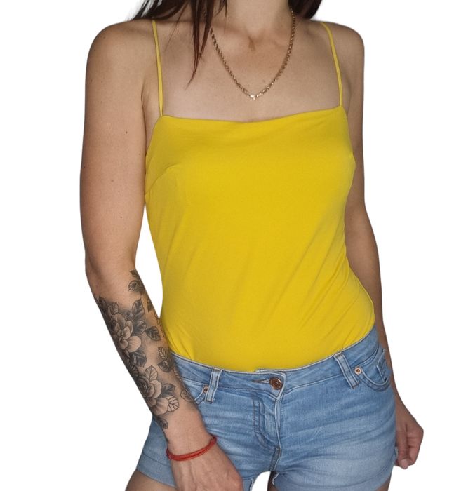 Żółte body H&M  Rozmiar M/L 38/40   #handm
