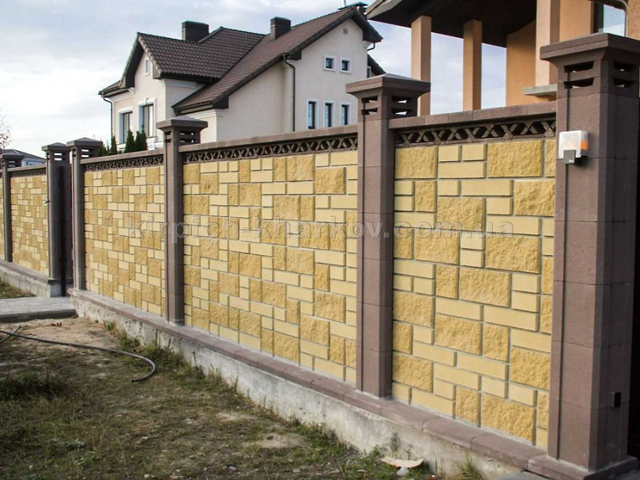 Декоративні блоки від ТМ "BERNSTONE". Чудова новинка! Блоки для забора ...