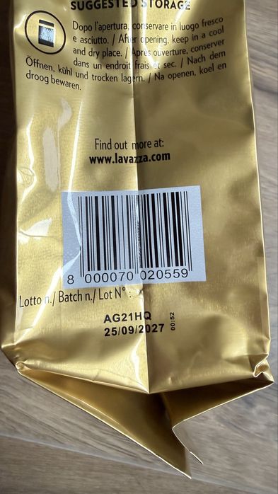 Лаваца зернова кава lavazza oro 1кг