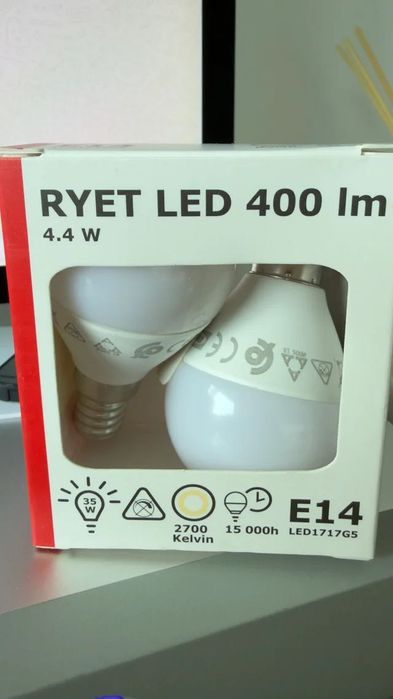 Lampadas LED IKEA RYET E14 - Lote 2