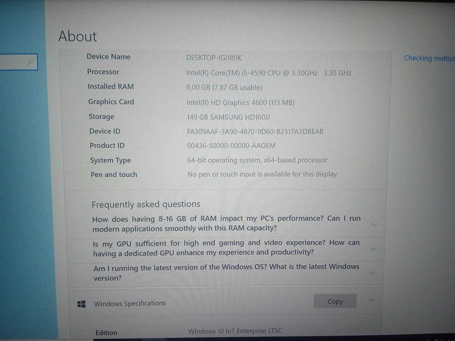 Komputer stacjonarny