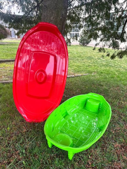 АКЦІЯ‼️ Пісочниця з накриттям пластикова песочниця/басейн ТМ Doloni