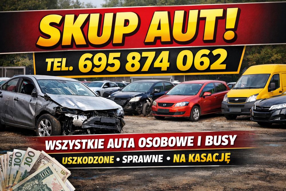 Skup i kasacja aut osobowych i busow Stargard/Choszczno/Szczecin