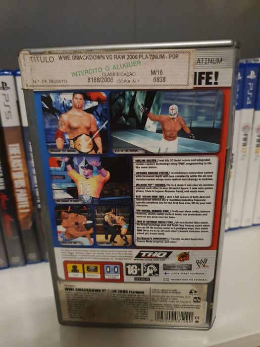 Jogo WWE SmackDown vs. Raw 2006 - PSP