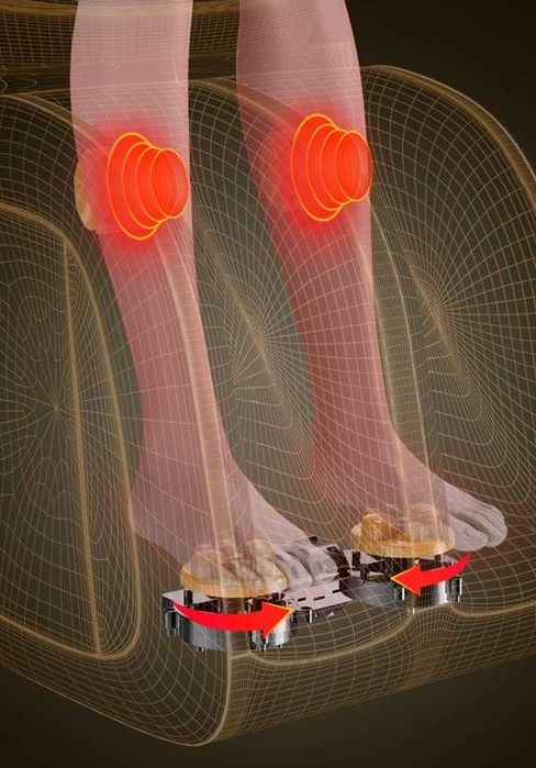 Массажная накидка на кресло массажёр подогрев шиацу всё тело масажер