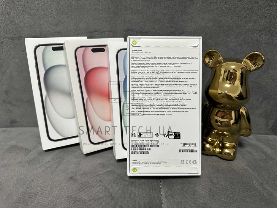 iPhone 15 Plus NEW — Айфон 15 Плюс Новий, Оригінал, Гарантія 1 рік