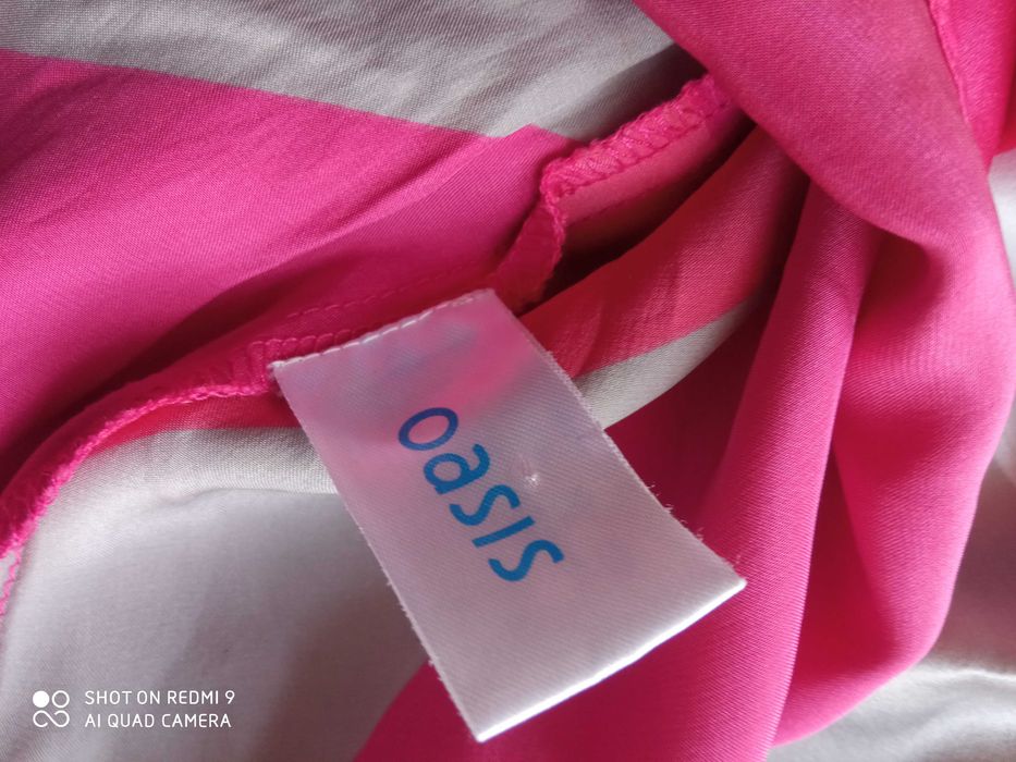Oasis tunika sukienka 100% jedwab silk 96 cm pachy