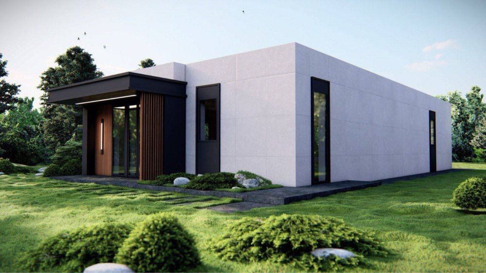 Будинок у КМ «Золоче», сучасний із плоским дахом, с. Вишеньки, 2025 р