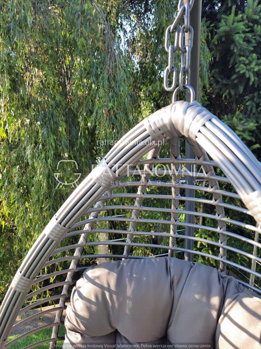 Fotel Wiszący Ogrodowy Bujany Kokon Bujak Huśtawka XXL WYPRZEDAŻ -20%