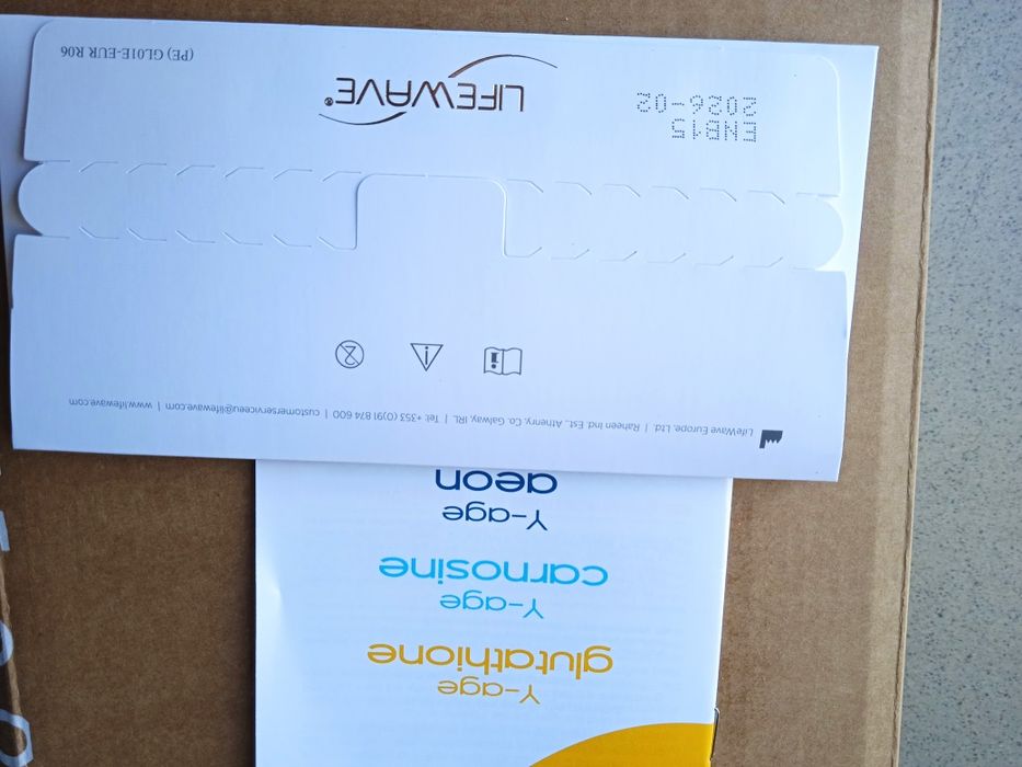 Y-age Glutatione Lifewave bioelektrody