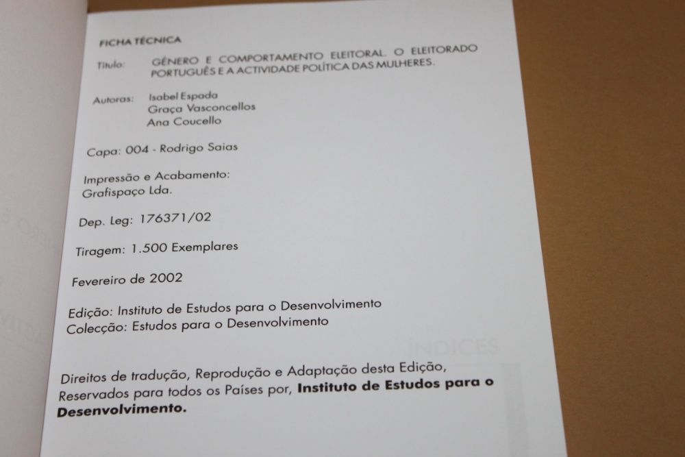 Género e Comportamento Eleitoral de Isabel Espada