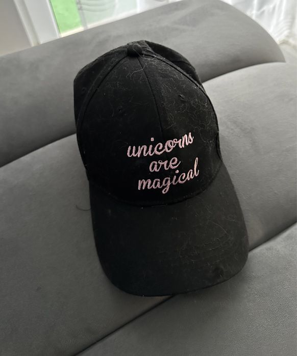 Czapka z daszkiem czarna Sinsay unisex