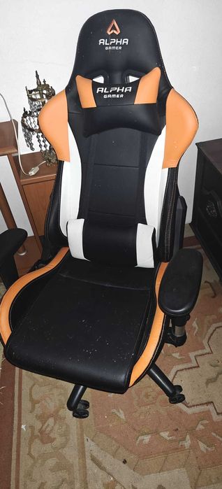 Cadeira Gaming Alpha Gamer | Estruturalmente Impecável | Marcas Uso
