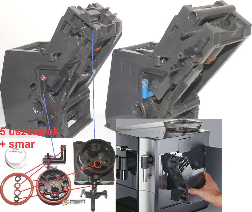 Zestaw uszczelki Bosch Vero Siemens EQ5 EQ6 EQ7 EQ8 s100 s300 s400 700