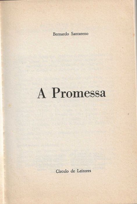 A Promessa - Bernardo Santareno