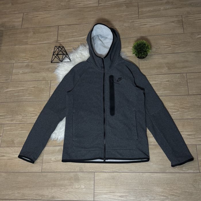 (Розмір S/M) Чоловіча флісова кофта худі Nike Tech fleece оригінал