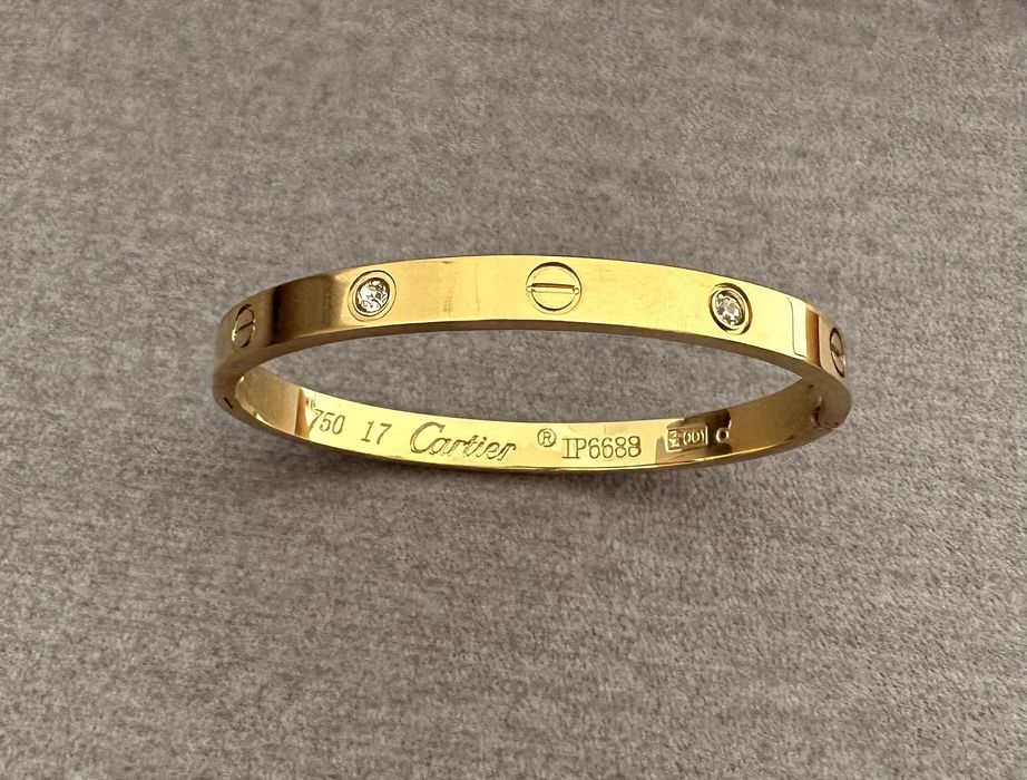 Bransoletka cartier cyrkonia stal 316L 16,17,19