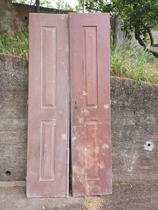 Portas interiores, de madeira, antigas