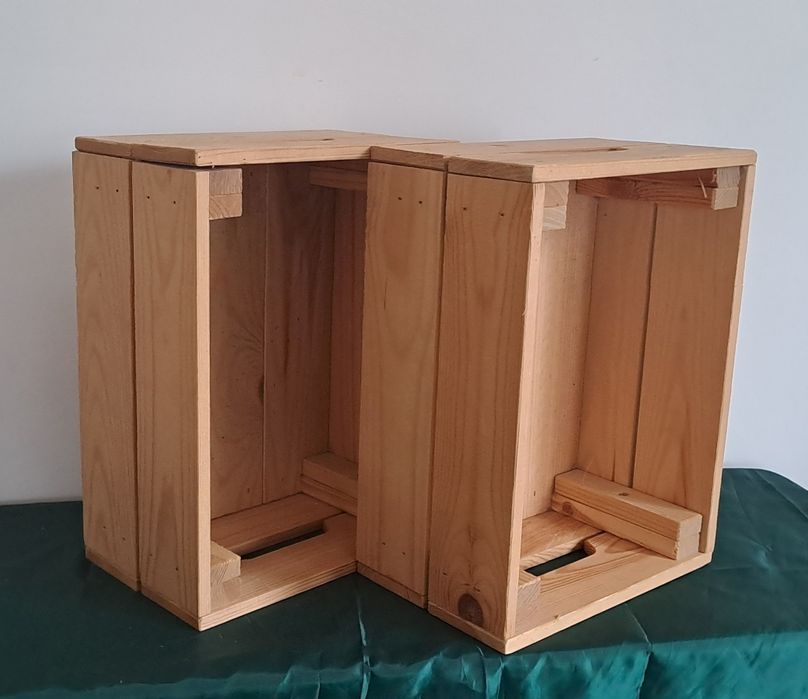 2 Caixas de madeira pinho 30X20X15CM
Cada unidade €13,00