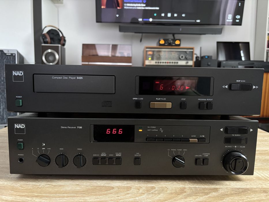 NAD 7130+CD5425 z pilotem