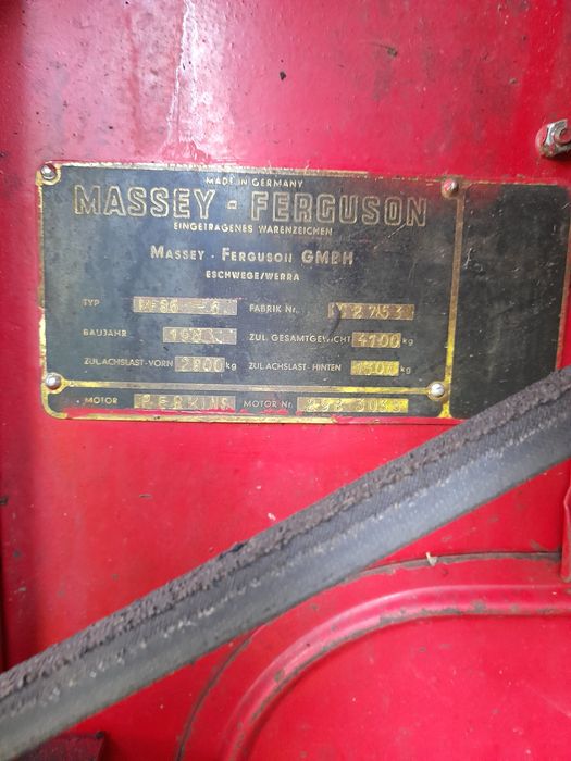 Massey ferguson 1986