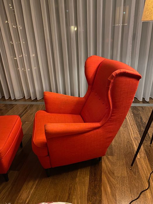 Cadeirão e repousa pés Ikea