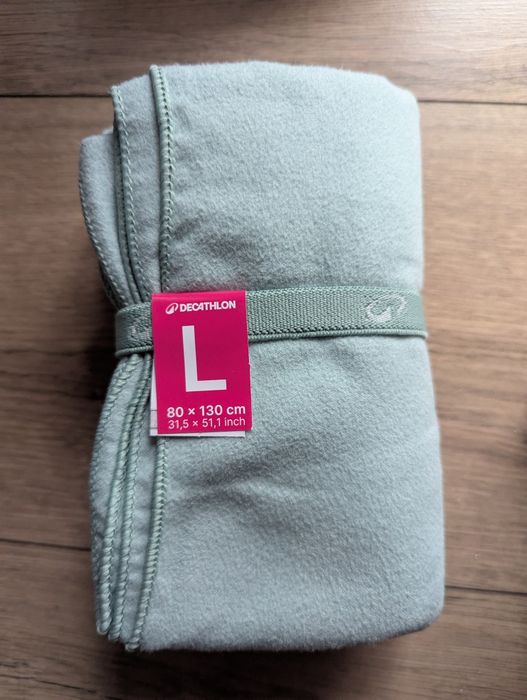 NOWY ręcznik z mikrofibry rozm L Nabaiji z Decathlon 80x130 cm