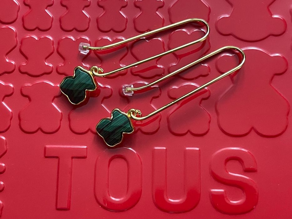 Tous kolczyki Icon Color z malachitami