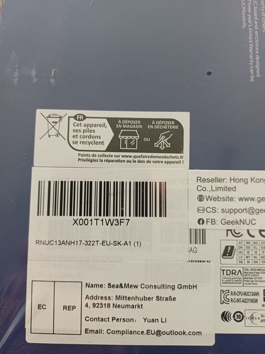 ПК Комп'ютер Nuc Intel Core i7 Pro 12 Gen SSD M2 1Tb Ram 32 Gb