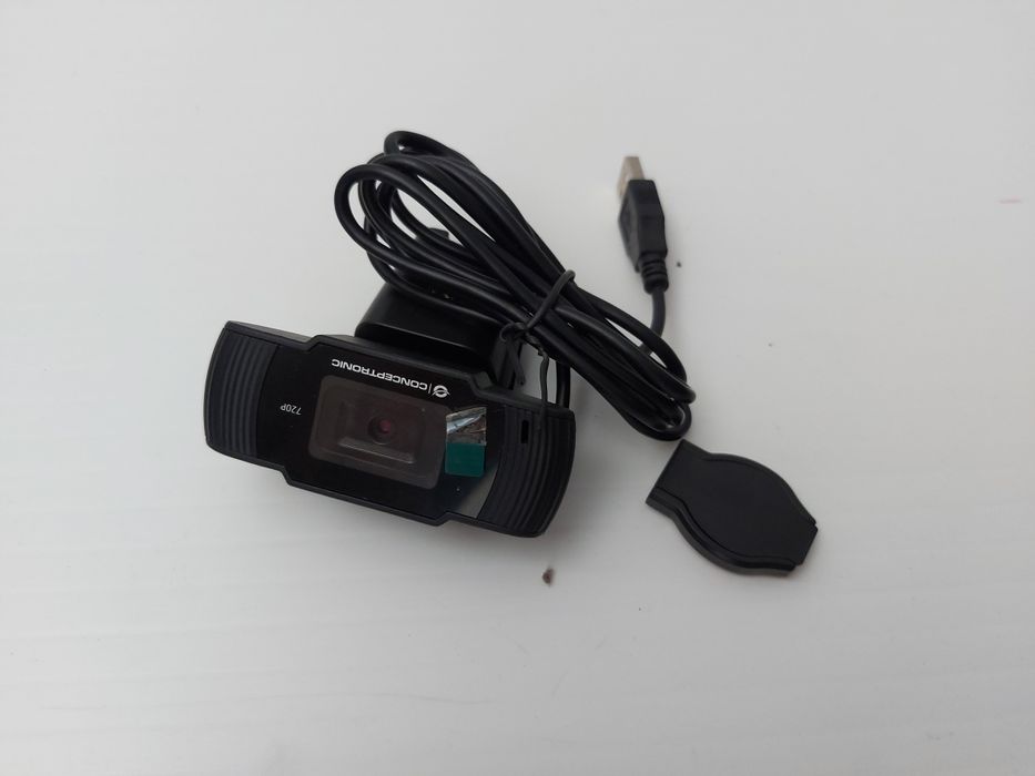 Conceptronic Webcam AMDIS 720HP com microfone