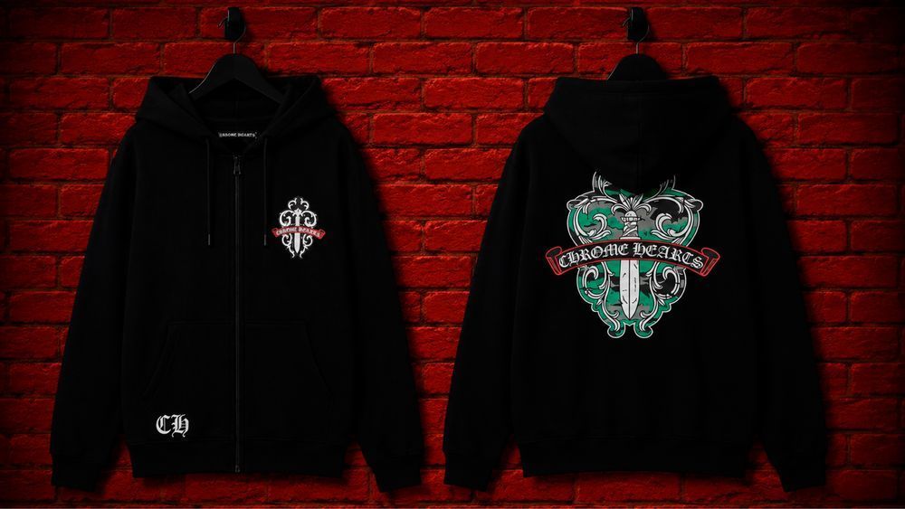 Зіп-Худі Chrome Hearts / Зипка Хром Харт (різні варіанти) БЕЗ ПЕРЕДОПЛАТ