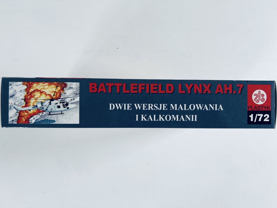 Helikopter śmigłowiec Lynx AH.7 modelbdo sklejania Plastyk S 019