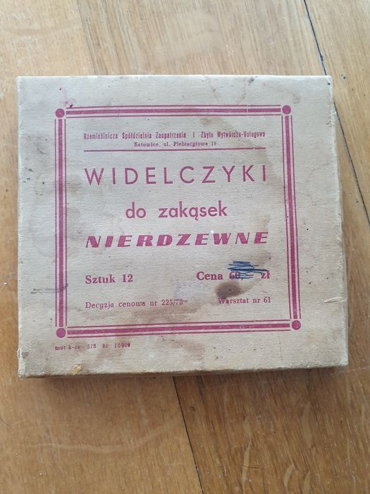 Widelczyki do przystawek z PRLu