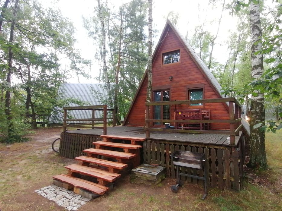 Domek Milena w Turawie z linią brzegową