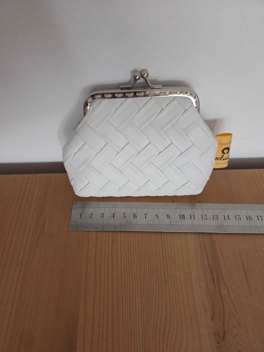 Porta moedas branco Eclud Art