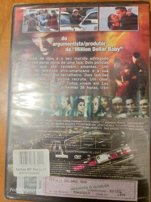 Dvd - Filme Colisão  Novo Selado