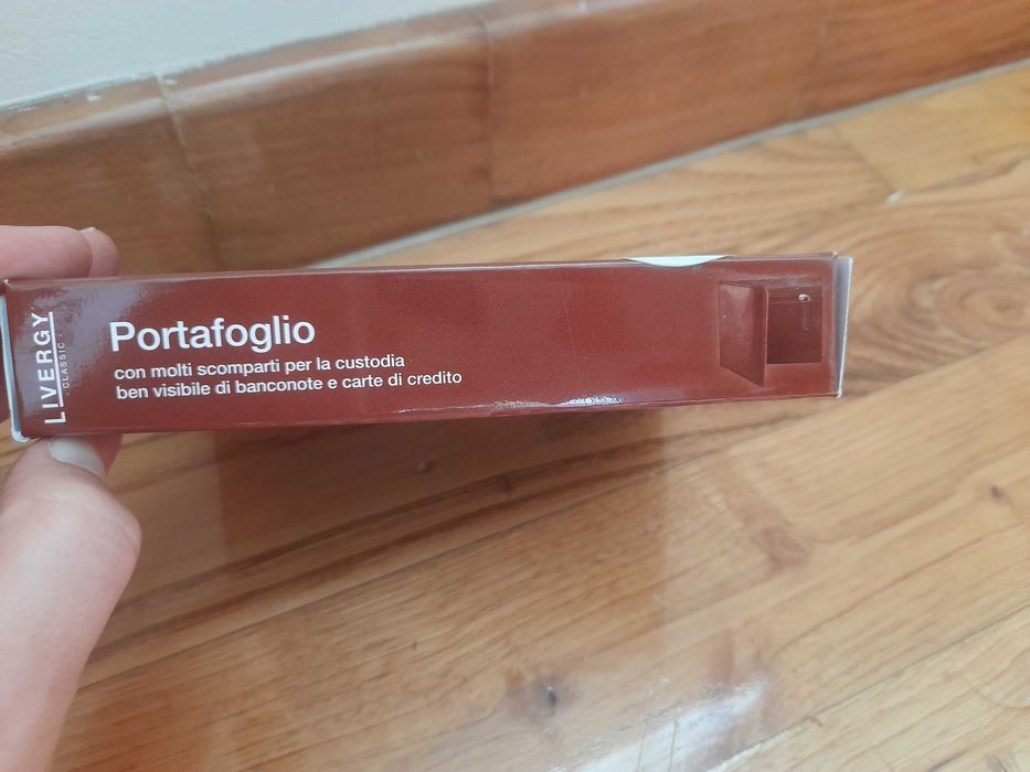 Carteira em pele Homem NOVA