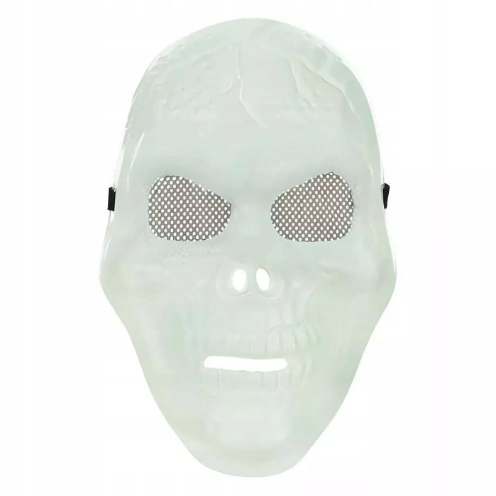 Maska "Czaszka - świecąca w ciemności", PartyDeco. Nowy Produkt
