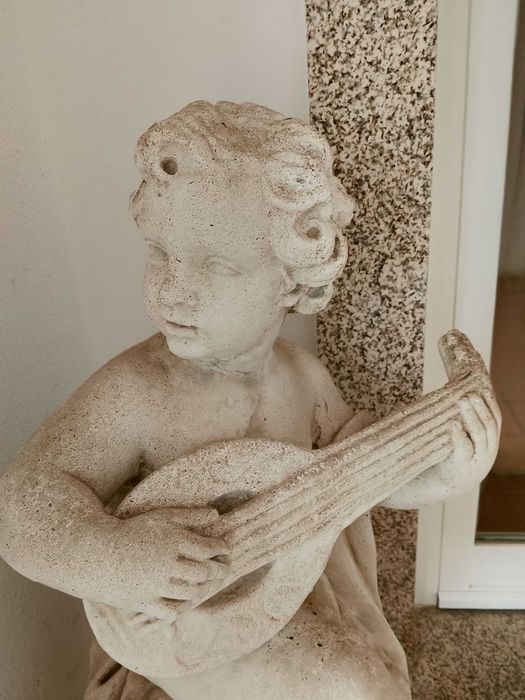 Para decoração de Jardim, Estátua estilo romano, composta de 2 peças 1,30 m alt.