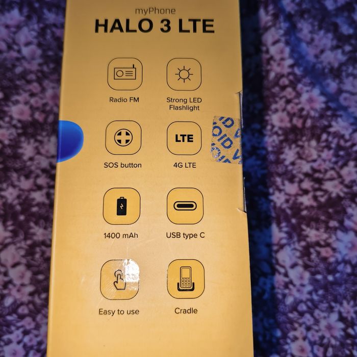 Telefon myPhone halo 3lt gwarancja do30.10.2026