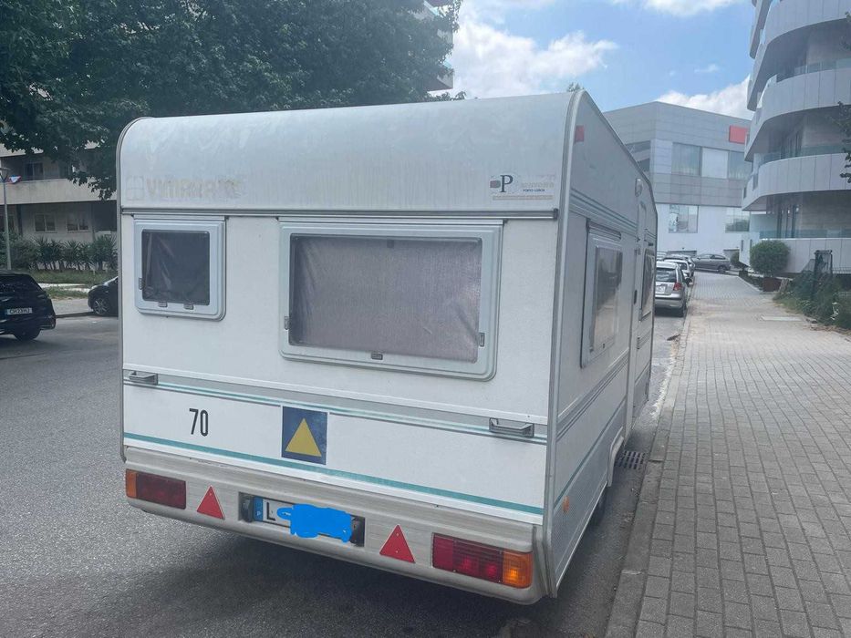 Caravana Vimara (1992) – Impecável, Pronta a Circular, 2 Camas Casal + WC