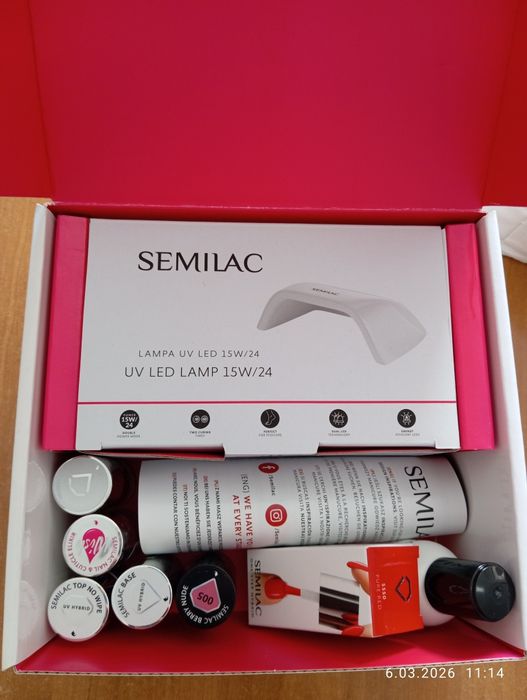 Zestaw Semilac One Step Hybrid + frezarka