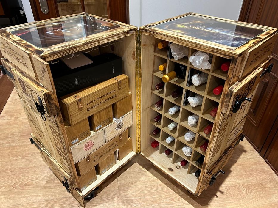 Móveis garrafeira personalizados e originais