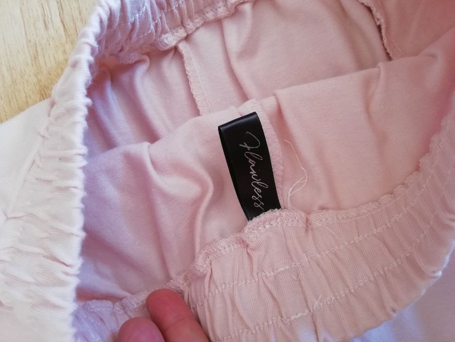Komplet dresowy dres Flawless  S 36 jasno różowy spodnie bawełniany